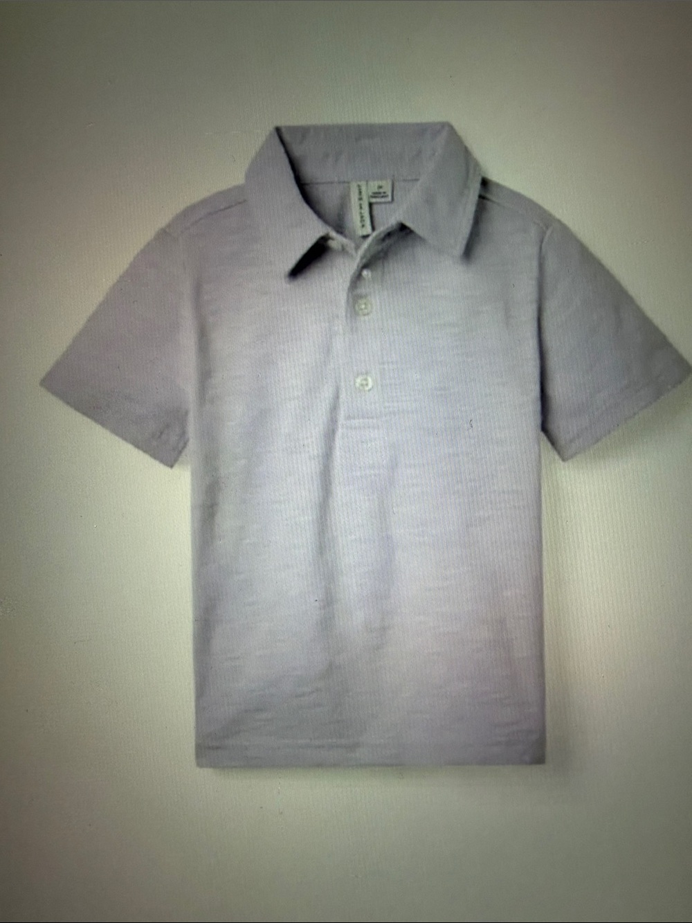 Janie and Jack lavender Slub polo, 10